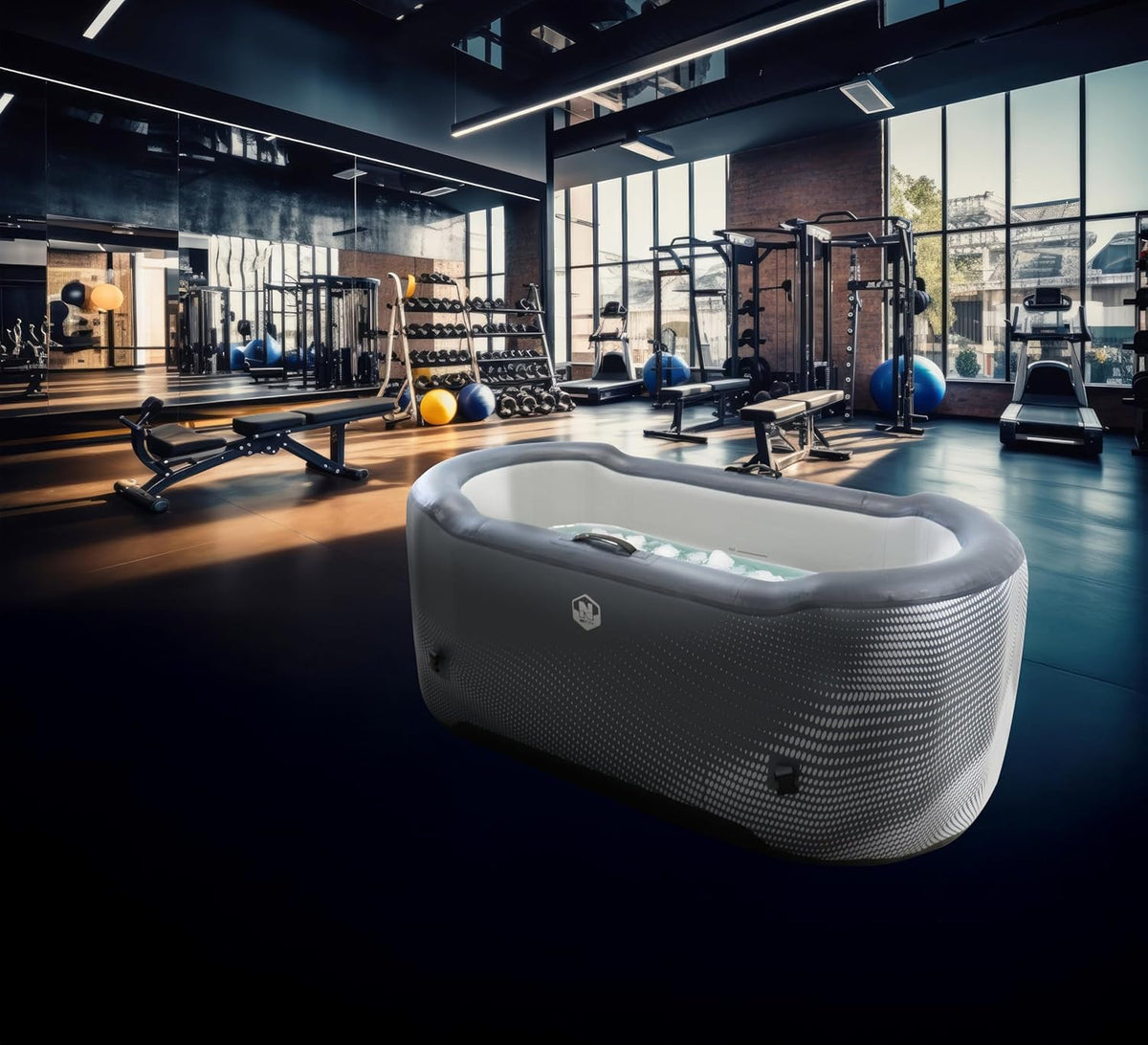 N NETSPA - SP-JRV300 - ICEBATH NETSPA JARVI Dropstitch: De nieuwe generatie koude therapie - 170x92x67cm - 1 persoon - 300L
