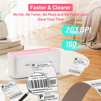 Phomemo Bluetooth thermische labelprinter voor verzendlabel, draadloze verzendlabelprinter, compatibel met iOS, Android, PAD en pc, veel gebruikt voor Amazon, Ebay, Shopify, TikTok, Etsy, USPS, FedEx,