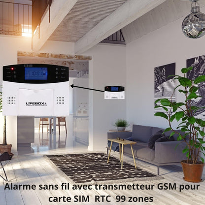 Kit Alarm en Camera Standalone Draadloze lifebox Evolution aangesloten kit 20