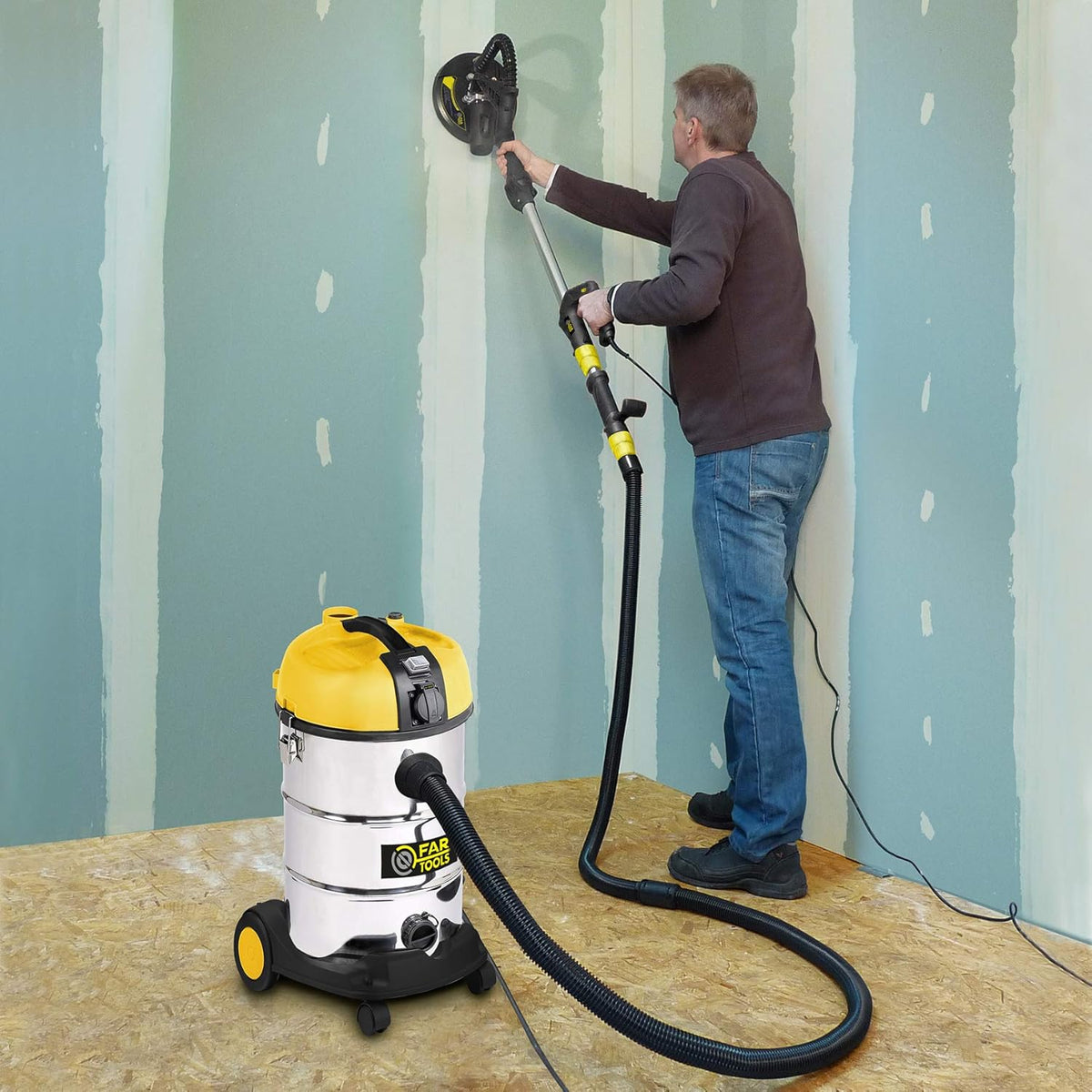 Fartools NETUP30P Stofzuiger, 1200 W, nat en droog