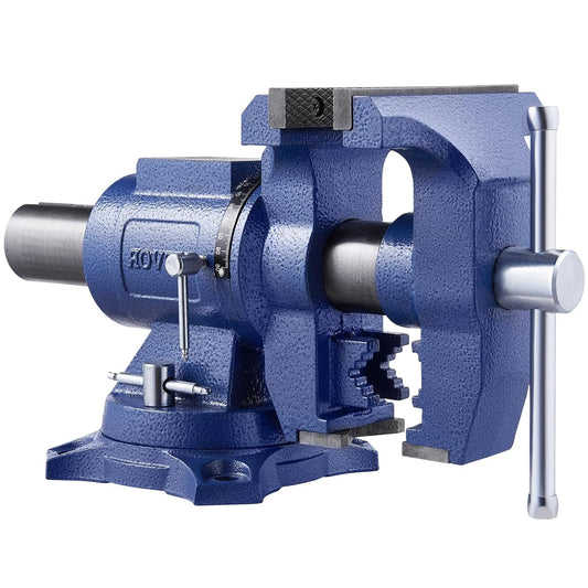 Bankschroef – Werkbankschroef – Bankschroefklem – Werkbankvijs – Heavy Duty Bankschroef – 6,5 Inch Bekkenbreedte – 360° Roterende Kop en Basis
