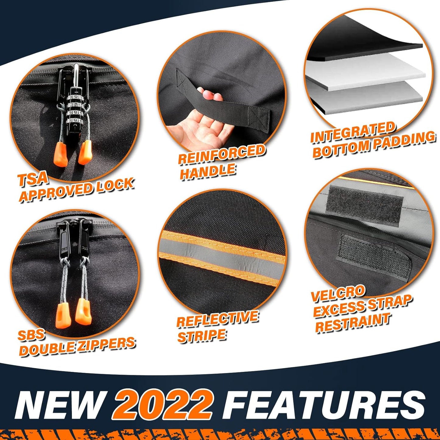 Auto Daktas – Rooftop Cargo Carrier – Daktas – Dakbagage Tas – Autodaktas – 21 Kubieke Voet – Waterdichte Dubbele Coating
