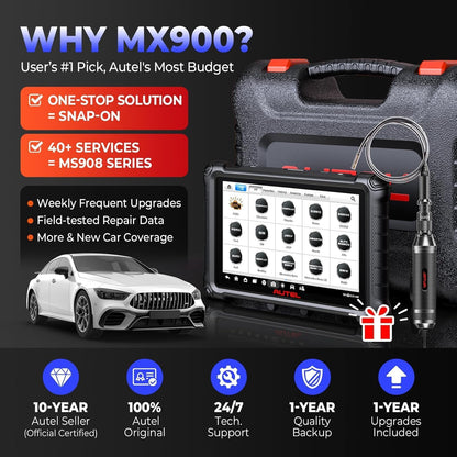 OBD2 Scanner – Autodiagnoseapparaat – Foutcodelezer – TPMS Scanner – Diagnose Tool – Bidirectionele Test – 28 Servicefuncties