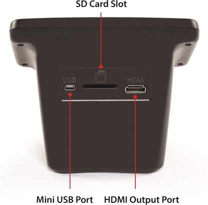 Magnasonic All-in-one filmscanner met 24 MP, 12,7 cm (5 inch) groot display en HDMI, converteert films van 35 mm/126/110/Super 8 en dia's 135/126/110 in digitale foto's, intern geheugen (FS71)