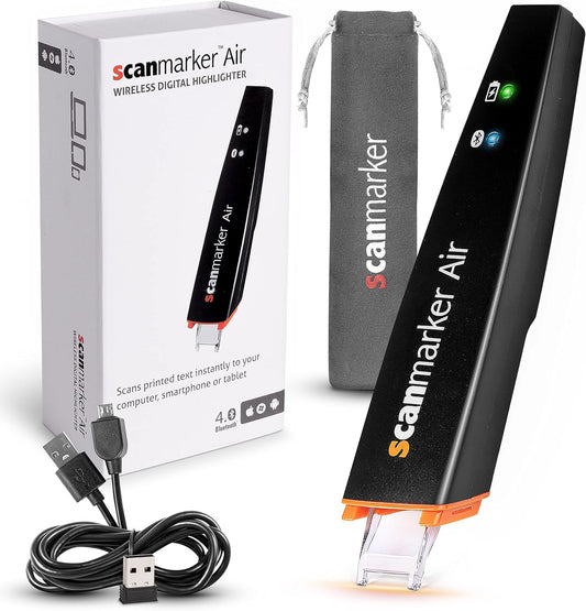 ScanMarker Air Bluetooth-scannerpen, inclusief OCR, tekstvertaling en spraakweergave