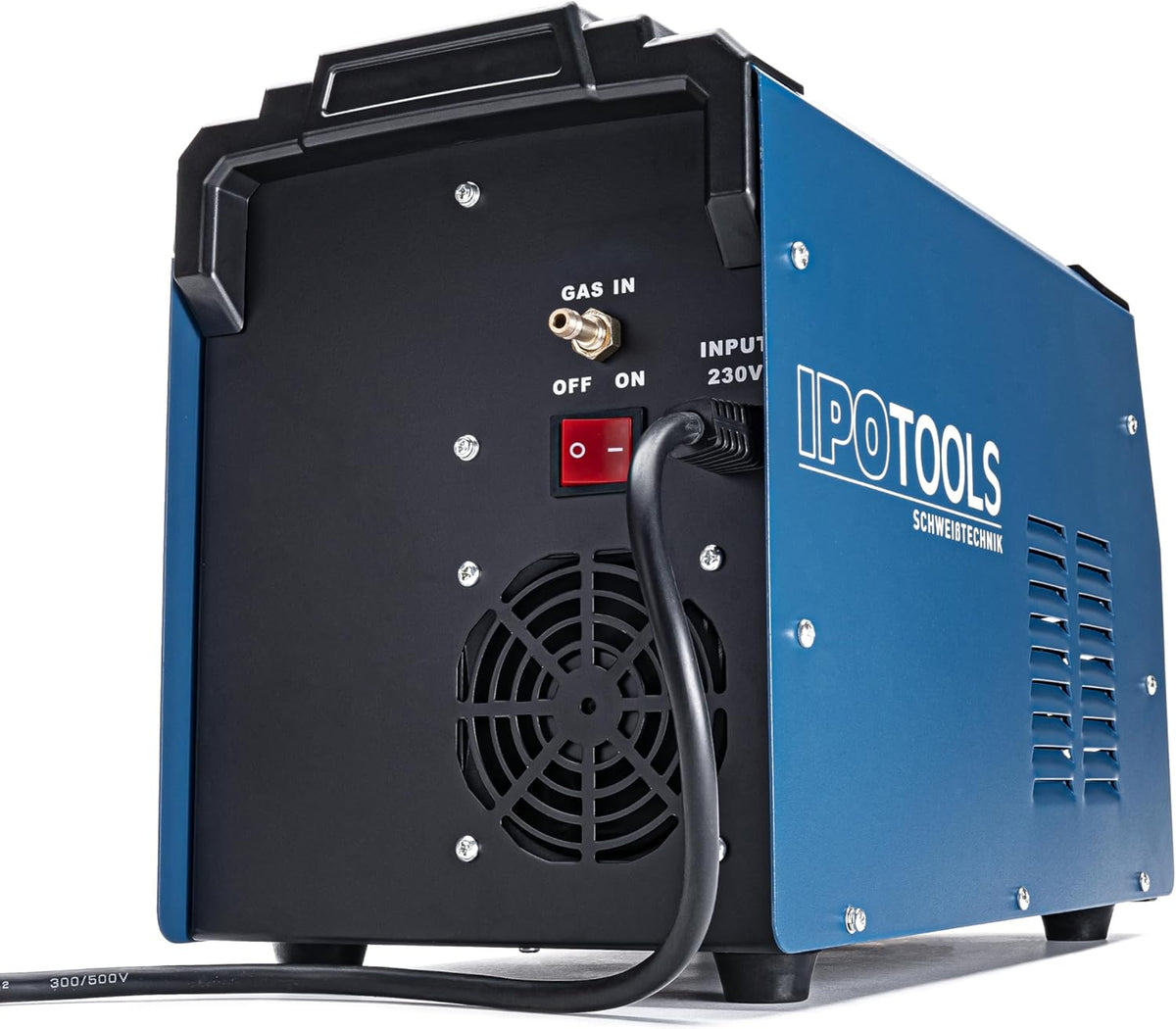 IPOTOOLS MIG-160ERS 5in1 MIG MAG lasapparaat - beschermgas lasapparaat met 160 ampère Inverter FLUX/vuldraad lasapparaat zonder gas geschikt voor elektroden/E-hand/Digitaal/IGBT / 230V / 7 jaar