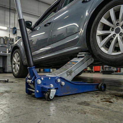 KATSU Hydraulische krik met laag profiel, 3T, hefhoogte max. 505 mm, garagehefgereedschap voor auto, vrachtwagen, aanhanger, autoreparatie