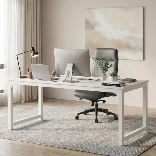 Bureau – Computertafel – Werktafel – Desk – Vergadertafel – 160x80 cm – Stabiel metalen frame