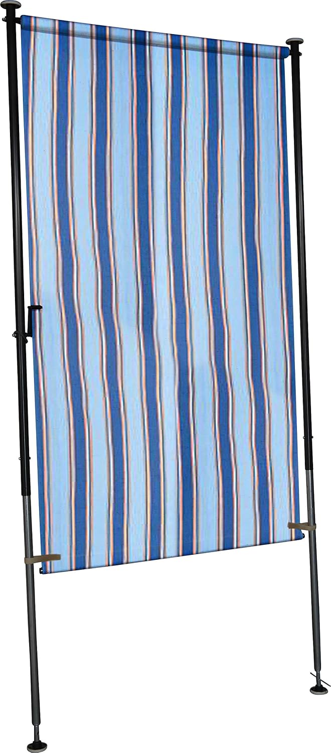 Angerer Balkon ondoorzichtig nr. 9200 blauw, 150 cm breed, 2317/9200