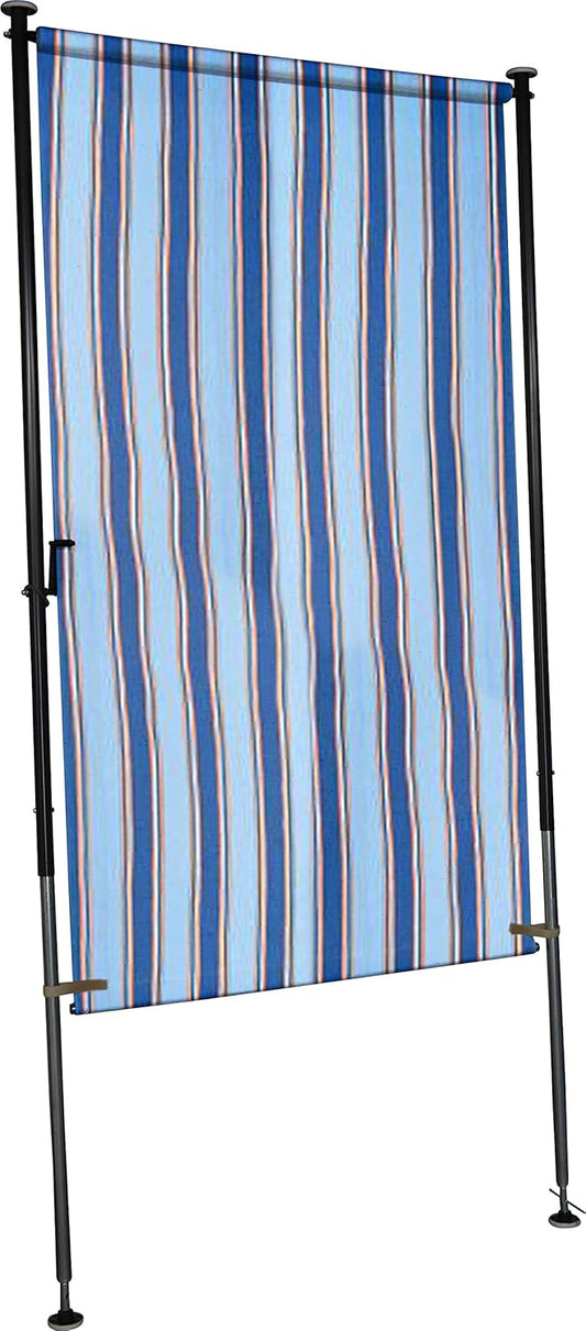 Angerer Balkon ondoorzichtig nr. 9200 blauw, 150 cm breed, 2317/9200