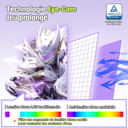 Amzfast Monitor da Gaming 27 Inch – 200Hz, QHD 2560x1440, Rapido IPS, 1ms GtG, 95% DCI-P3, 130% sRGB, HDR, Adaptive Sync, VESA 100 * 100, HDMI 2.0 * 2/DP 1.4 * 2 con Cavo, White - AMZG27F27Ft 6Q - QUORE