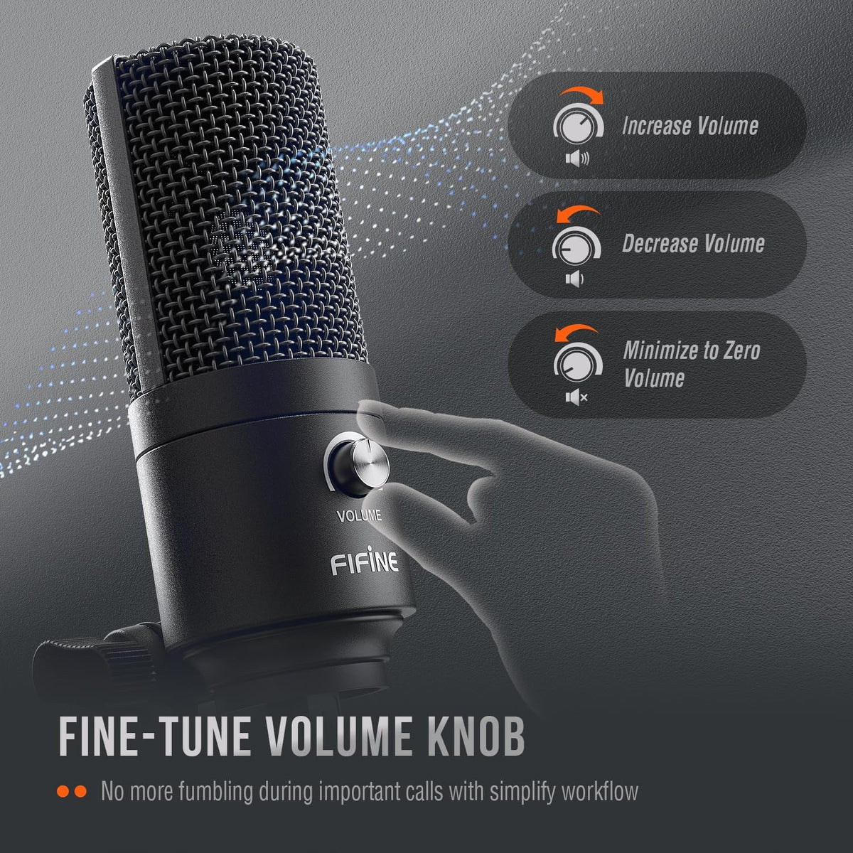 USB-Microfoon Zwart – Condensatormicrofoon – Studio Opnamemicrofoon – Streamingmicrofoon – Podcastmicrofoon – Plug & Play Via USB – Cardioïde Opnamepatroon