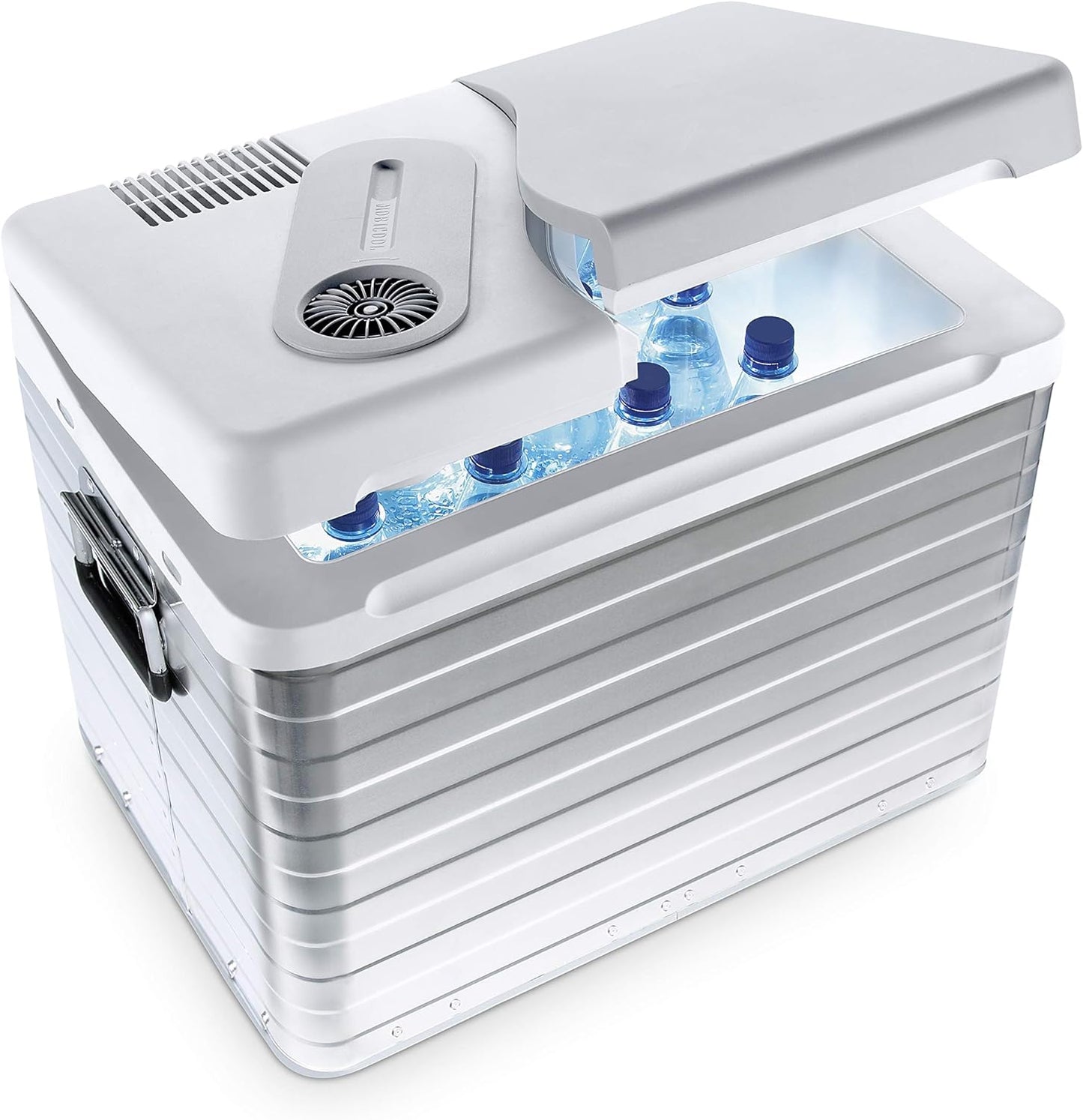 Koelbox – Koelbox Elektrisch – Mobiele Koelbox – Draagbare Koelbox – 39 Liter – Aluminium Behuizing – Koelt Tot 20 °C Onder Kamertemperatuur