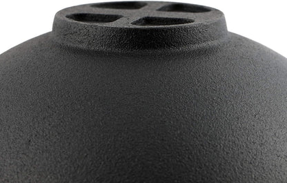 BBQ-Toro cast iron kazan with kazan stove Ø 35 cm | cast iron pan with lid 12.1 l | goulash kettle, fire kettle, outdoor stove - QUORE