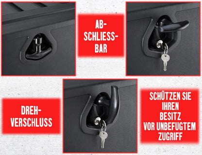 Underbody Box (1000 x 500 x 460) Opbergbox Aanhangwagen Box Opbergbox Truck Spanband Box Ondervloer Box Gereedschap Box Opbergdoos