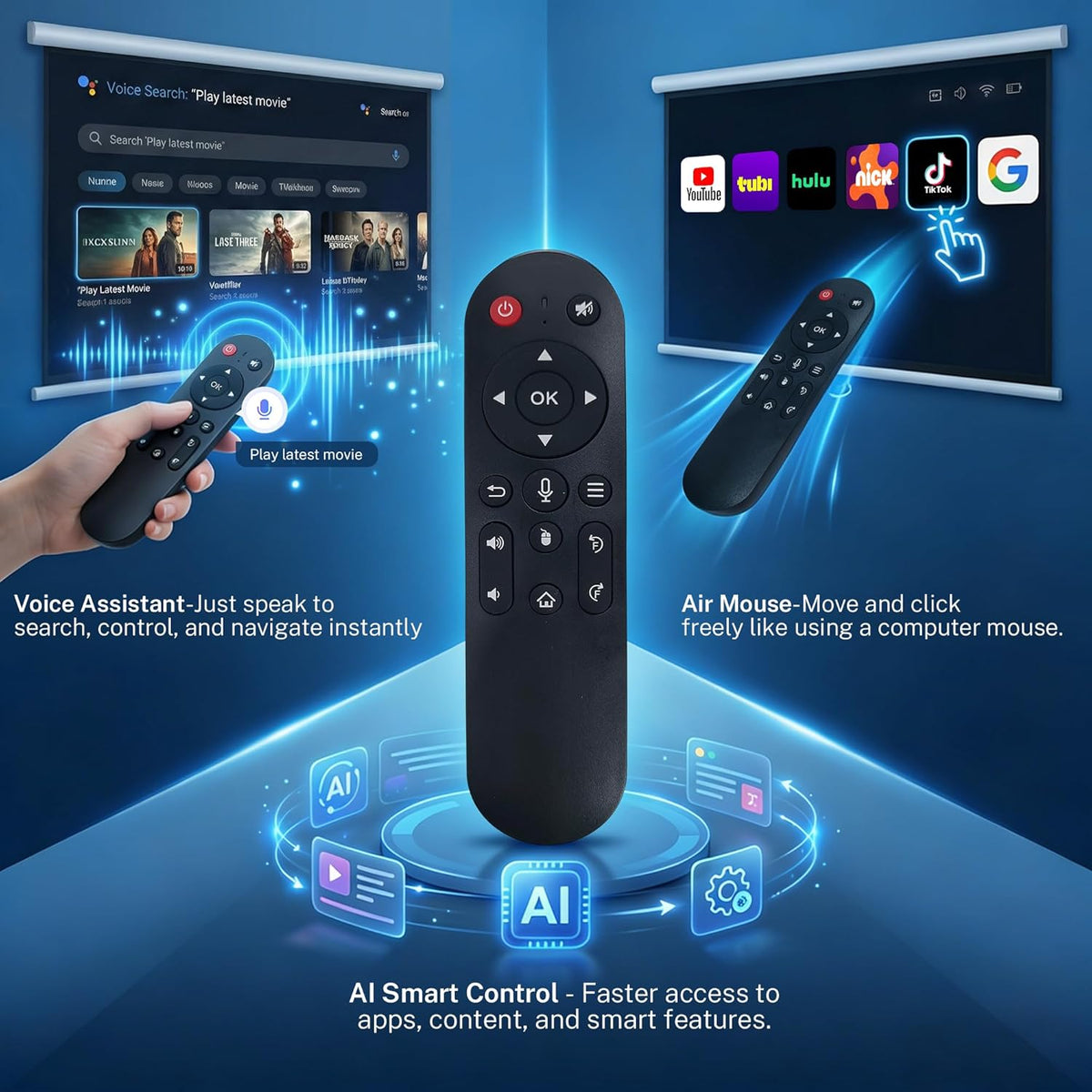 2026 Nieuwe 2000ANSI beamer Smart Projector Full HD Native 1080P Android14 ingebouwde apps Autofocus / Keystone 4K ondersteund, projector thuisbioscoop WiFi6 en Bluetooth 5.4, voor iOS/Switch/PS5