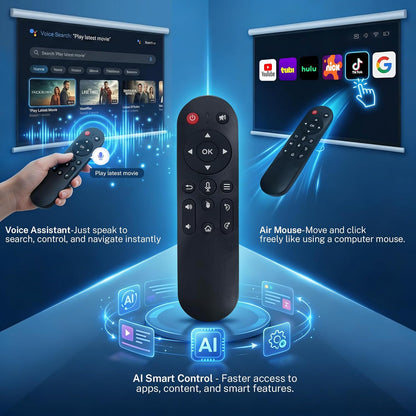 2026 Nieuwe 2000ANSI beamer Smart Projector Full HD Native 1080P Android14 ingebouwde apps Autofocus / Keystone 4K ondersteund, projector thuisbioscoop WiFi6 en Bluetooth 5.4, voor iOS/Switch/PS5