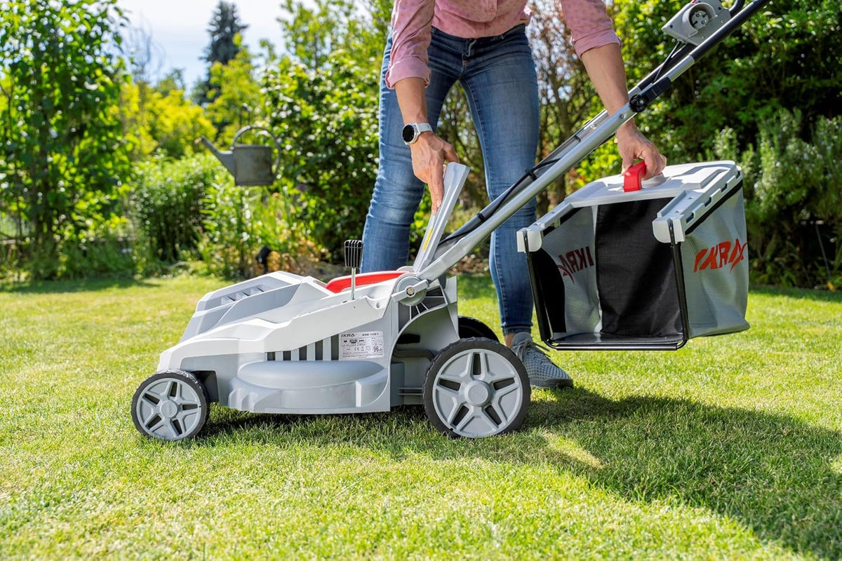 Elektrische Grasmaaier – Gazonmaaier – Duwmaaier – Tuinmaaier – Maaimachine – 1600 Watt Krachtige Motor – 5-standen Maaihoogte 30-75 mm