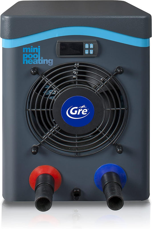 Gre HPM20 Mini warmtepomp voor bovengrondse zwembaden tot 20 m3 Grijs