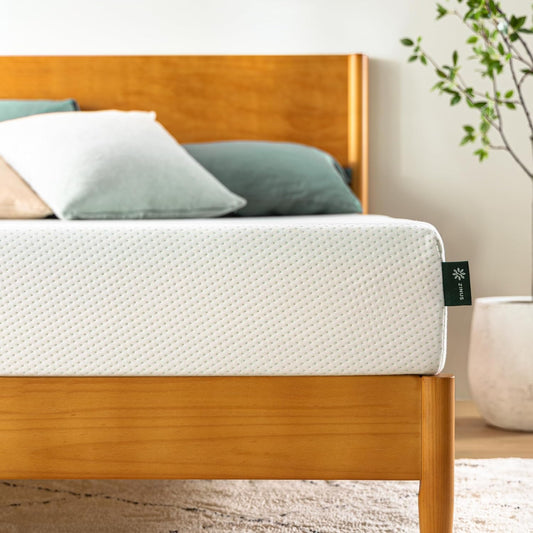 Zinus Cool Gel Mattress, 140 x 200 cm, Foam Mattress with H3 Hardness, Memory Foam for a Good Sleep Height, 15 cm, Oeko-Tex Certified, Breathable Cooling Function, Comfort Foam