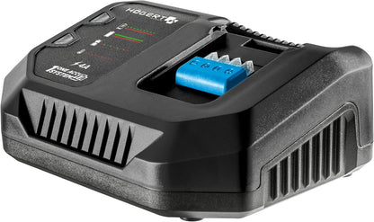 HÖGERT TECHNIK Accu-reciprozaagset, 18 V borstelloos, incl. 4,0 Ah accu en snellader, 0-3000 omw/min, 28 mm zaagbladslag, metalen transmissie, anti-vibratiegreep + PROMO 2,0 Ah accu