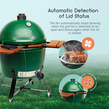 INKBIRD Wi-Fi Bluetooth BBQ Temperatuurregelaar,Smoker Thermometer met 4 sondes,Compatibel met Big Green Egg,Kamado Joe, Primo,Vision Grill, Akorn Kamado