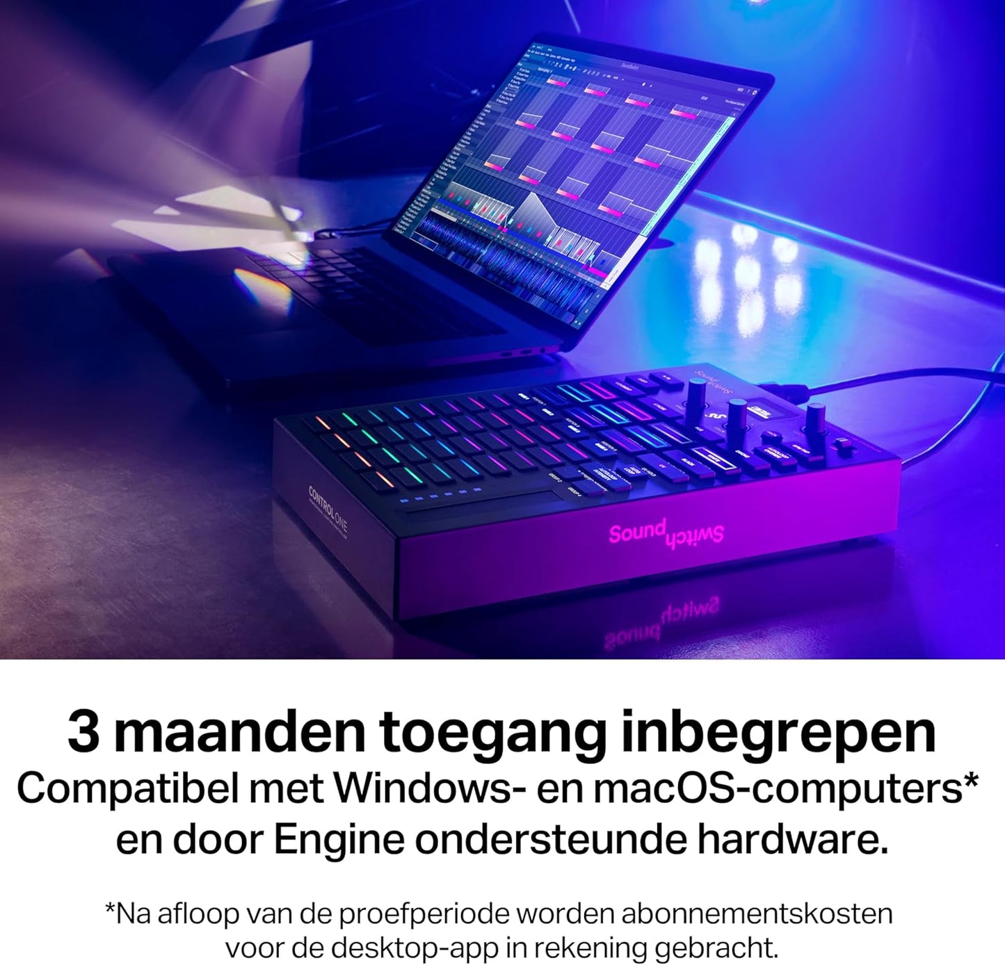DMX-Controller – Lichtcontroller – DJ-Lichtcontroller – Verlichtingscontroller – DMX-Interface – 2 DMX-Universes – 1,5-Inch OLED-Scherm