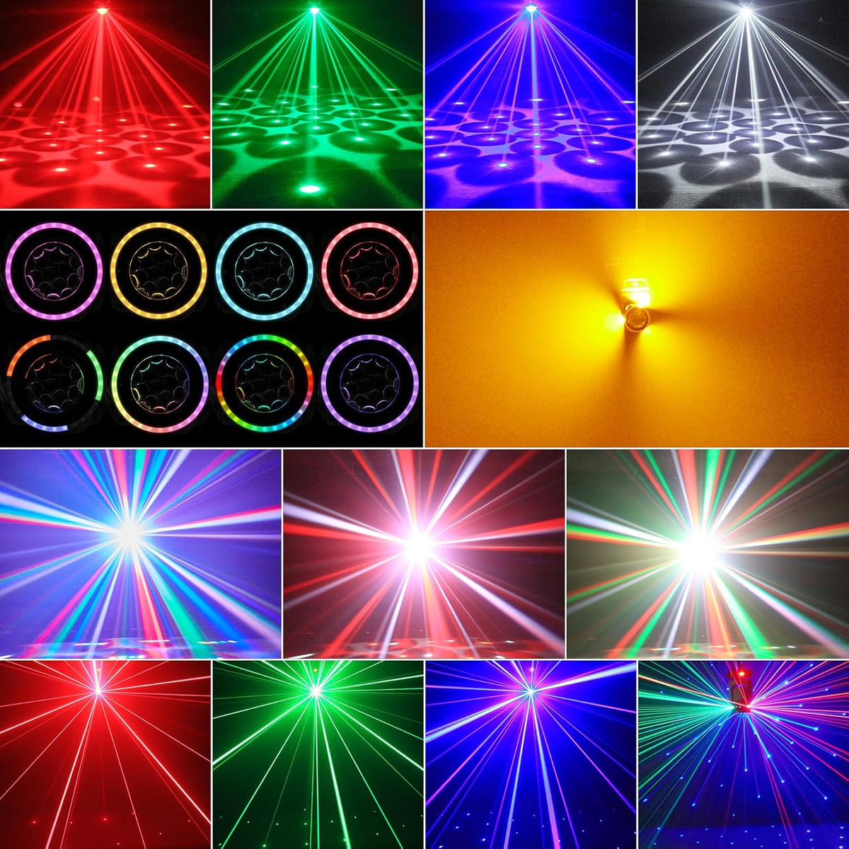 150W bewegende kop LED RGBW Beam Discobal Party Light Stroboscoop lichteffecten voor disco party club Kerstmis podiumlicht