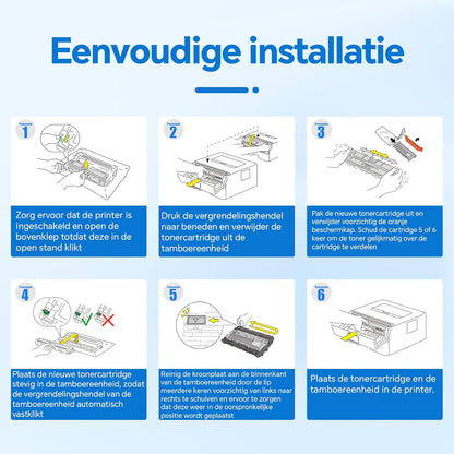 Toner – Tonercartridge – Laserprinter Inkt – Afdrukinkt – Printcartridge – Compatibel Met HP Color LaserJet Pro – Hoge Capaciteit Tot 1300 Pagina’s