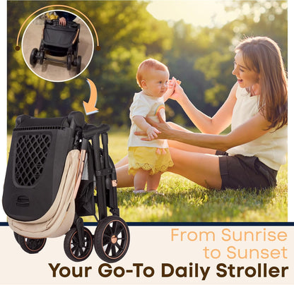 Lejoux + Kinderwagen (beige)