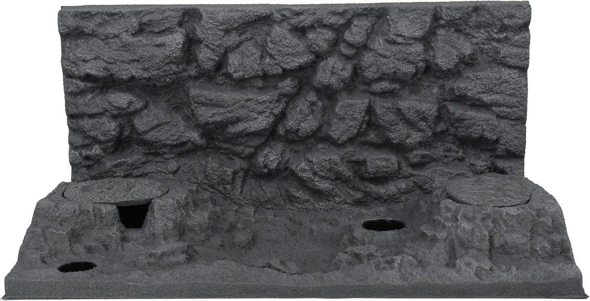 Lucky Reptile Rocky Canyon (2-delig)- Scape it Easy - Basalt Grey, 78 x 38 x 38 cm, voor Starter Kits 80 cm
