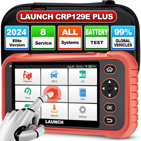 OBD2 Diagnoseapparaat – Autodiagnose Scanner – Foutcodelezer – Auto Scan Tool – Auto Diagnose Tool – 8 Resetfuncties – 5 Inch Touchscreen
