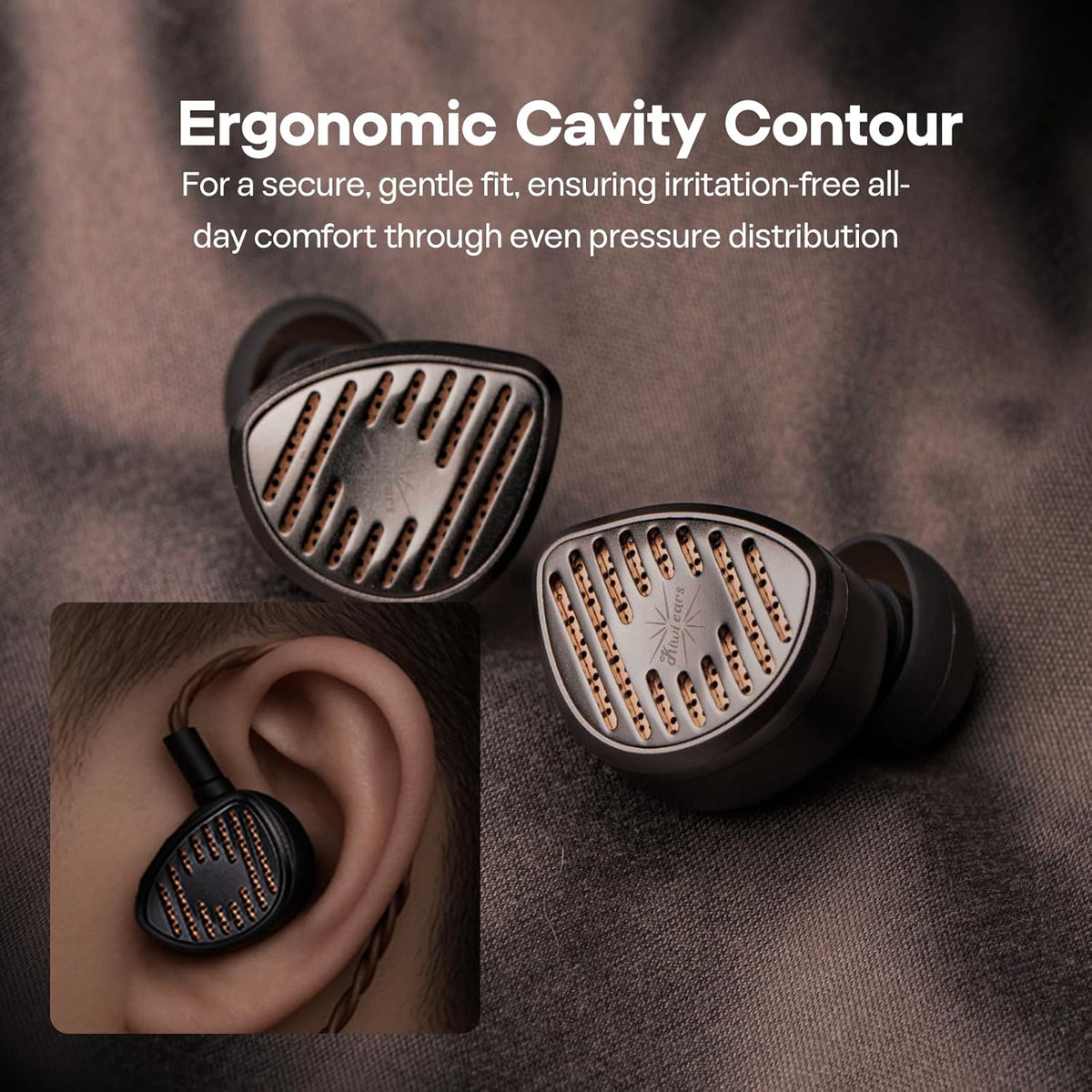 In-Ear Monitor 7-Driver Quadbrid – IEM – In-Ear Hoofdtelefoon – Bedrade Oordopjes – Gaming In-Ears – Open-Back Ontwerp – Modulaire 3,5 mm/4,4 mm Kabel