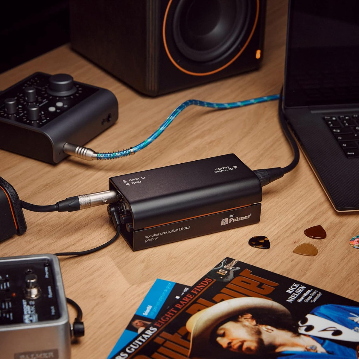 Passieve Speaker Simulatie DI-Box – Speaker Simulator – Luidsprekersimulatie – Direct Box – Gitaar DI-Box – 3 Klankstanden – Gebalanceerde XLR-Uitgang