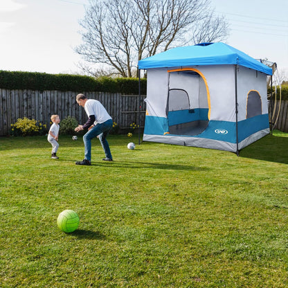 UNP Binnentent voor 10' x 10' pop-up luifel|Gazebo/ingenaaide vloer en volledig geventileerd dak met 1 gaasdeur en 3 grote gaasramen eenvoudige installatie exclusief luifelframe