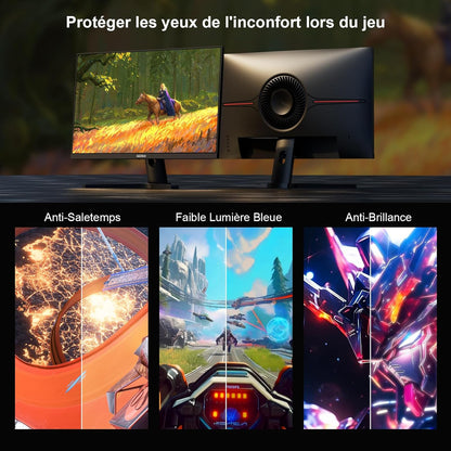 Gaming-monitor 27 inch, QHD 1440p, computer 200 Hz, 1 ms, IPS, 95% DCI-P3, 1200:1, Eye Care Screen, Gaming HDMI 2.1 & DP 1.4