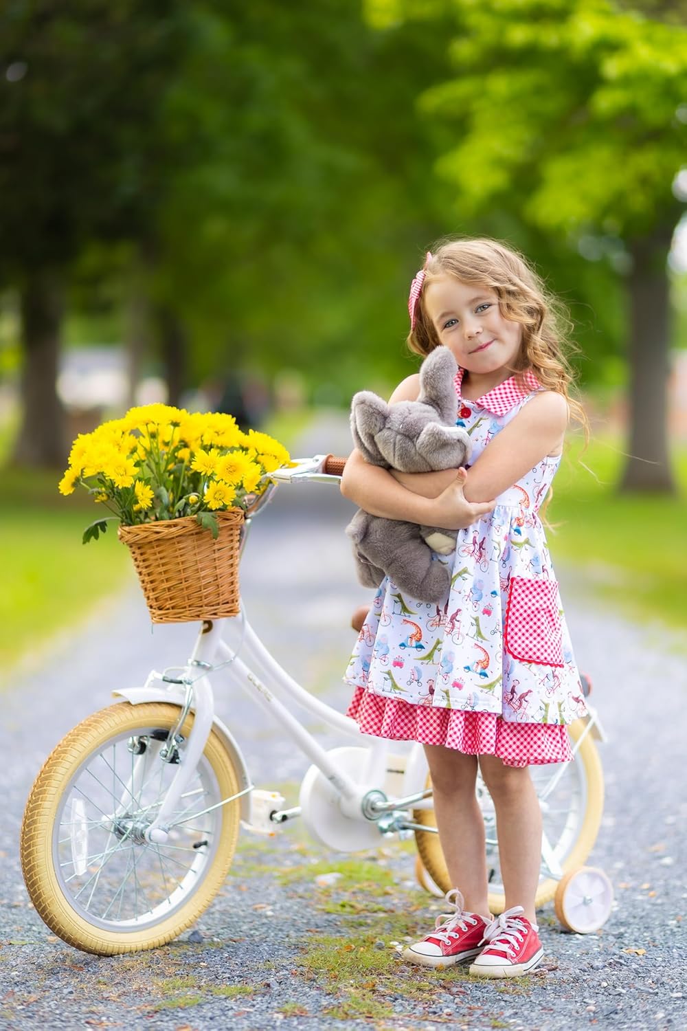Glerc Meisjesfiets Met Mand voor Kinderen van 3-10 Jaar, 12 14 16 18 20 Inch Met Bel en Stabilisatoren, Diverse Kleuren