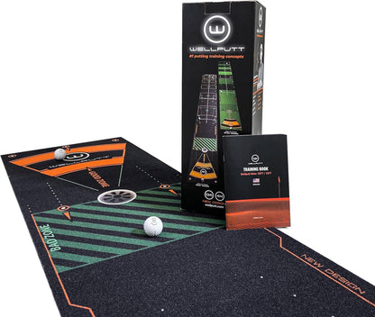 WELLPUTT - Golf Puttingmat - 4m Zwarte