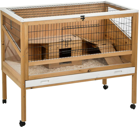 Kerbl Pet Kerbl Indoor Deluxe 82725 Small Animal Cage 115 x 60 x 92.5 cm with Wheels for Hamsters / Guinea Pigs etc.) - QUORE