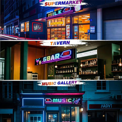 Flexibel led-displaybord, 99 x 20 cm, programmeerbaar RGB-loopschrift via Bluetooth Smart app, full-colour Devil Eyes Matrix paneel, voor autostyling, bar, reclame, restaurant, winkel, feestdecoratie