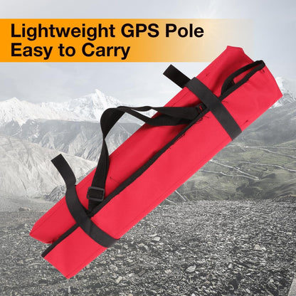 Aluminium GPS Pool, 2M Landmeetkundige Prismastok, 4 Secties GPS Rover Rod, Prismastok voor Landmeetkunde, Geel