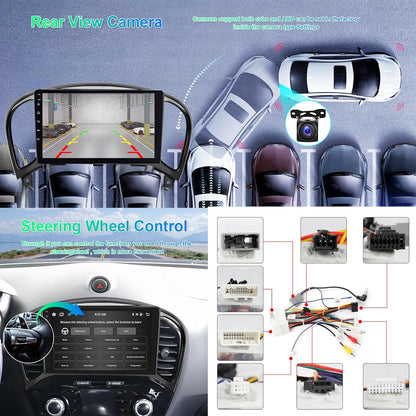Autoradio – 2-DIN Radio, Multimediascherm, Navigatiesysteem, Touchscreen Radio – Geschikt voor geselecteerde modellen 2010-2019 – 9 Inch IPS Touchscreen – Wireless CarPlay & Android Auto