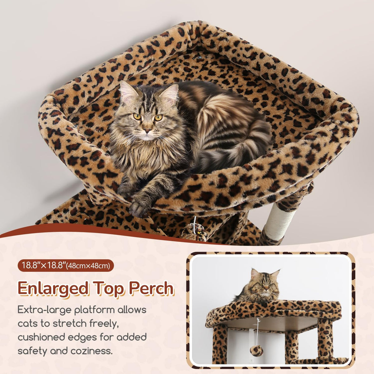 Kattenkrabpaal – Krabmeubel – Klimpaal – Kattenhuis – Krabton – Hoekmodel – 188 cm Hoog – Stabiel En Kantelbestendig