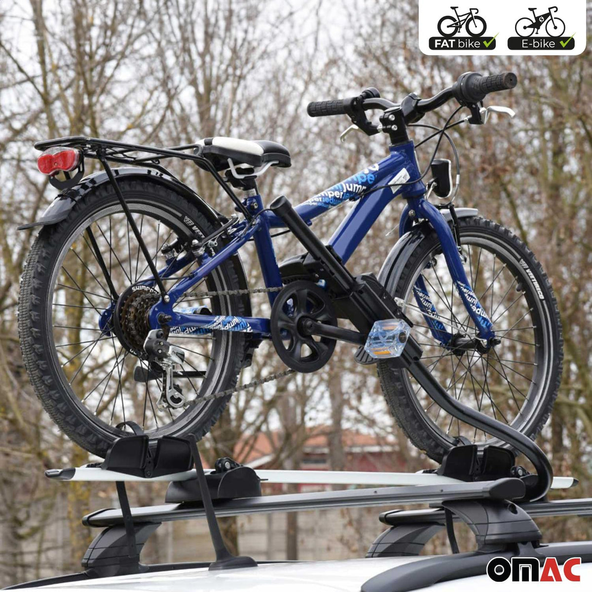 Fietsendrager – Dakkofferdrager – Dakfietsdrager – Fietsdrager Dak – Fietsrek Auto – Geschikt Tot 25 Kg – TÜV Gecertificeerd Staal