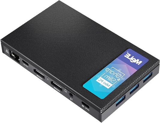 Mini PC – Mini Computer – Kleine PC – Compacte Desktop – Fanless PC – 8GB LPDDR4 RAM – Geruisloos & Compact formaat