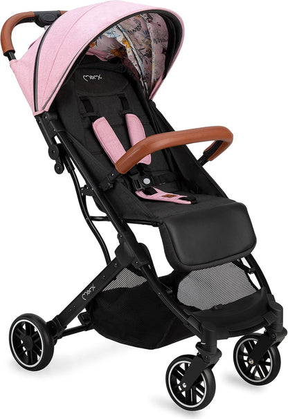 Momi ESTELLE Buggy vanaf 6 maanden (tot 15 kg), inklapbare buggy met 5-punts riem, boodschappenmand, telescoopstang, inklapbaar