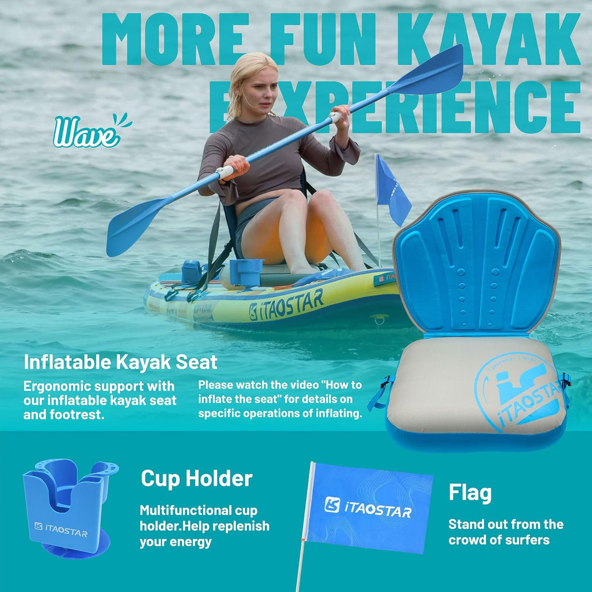<font dir="auto" style="vertical-align: inherit;"><font dir="auto" style="vertical-align: inherit;">        SUP board for beginners, SUP board with seat, complete accessories, all-round surfboard for yoga, pink/orange/yellow       </font></font>