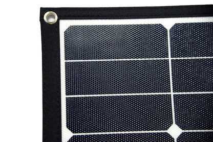 Offgridtec© FSP-2 180W Opvouwbaar zonnepaneel met Sunpower Back-Contact cellen zonder laadregelaar met praktische draaggreep en opbergruimte voor kabels. Voor camping, reizen, boot, caravan