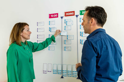 PATboard Scrum Board en Kanban Board - Basic Plus Toolset Magnetisch - Beschrijfbare Magneten voor Whiteboard - Agile Project Management