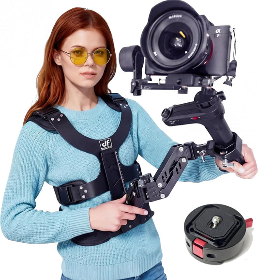 Thanos-SE Ultra Gimbal Steunvest met Snelle Ontgrendeling, Aanpasbare Steadicam voor DJI RS3, RS4 PRO, RS5 PRO RS2, RSC2, Ronin-S, Ronin-SC- Draagvermogen van 4,4-17,6 lbs voor Filmmakers